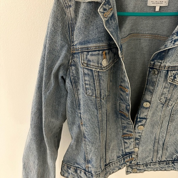 ZARA DENIM JACKET BLUE - Picture 4 of 6